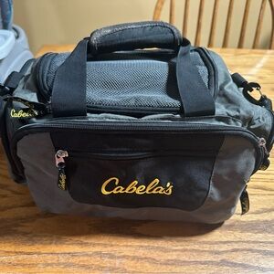 Cabela's Black and Green Duffel Bag